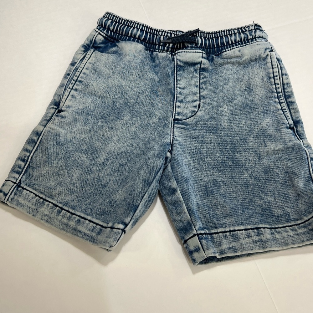 Wonder Nation Blue Denim Shorts Vintage Wash - Picture 1 of 4
